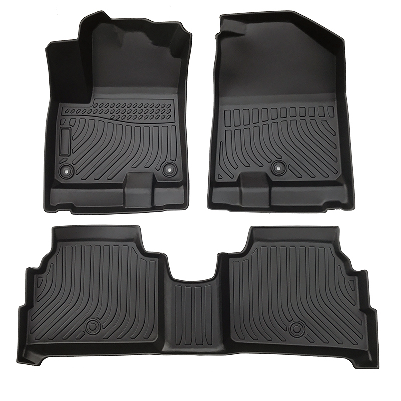 TPE Allweather 3D tech design Car floor mats car floor liners for Kia Niro EV