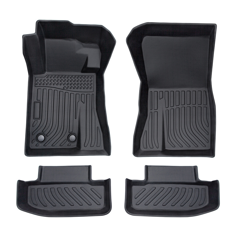 All weather TPE Car floor mats car floor liners for Ford Mustang cargo liner trunk mat