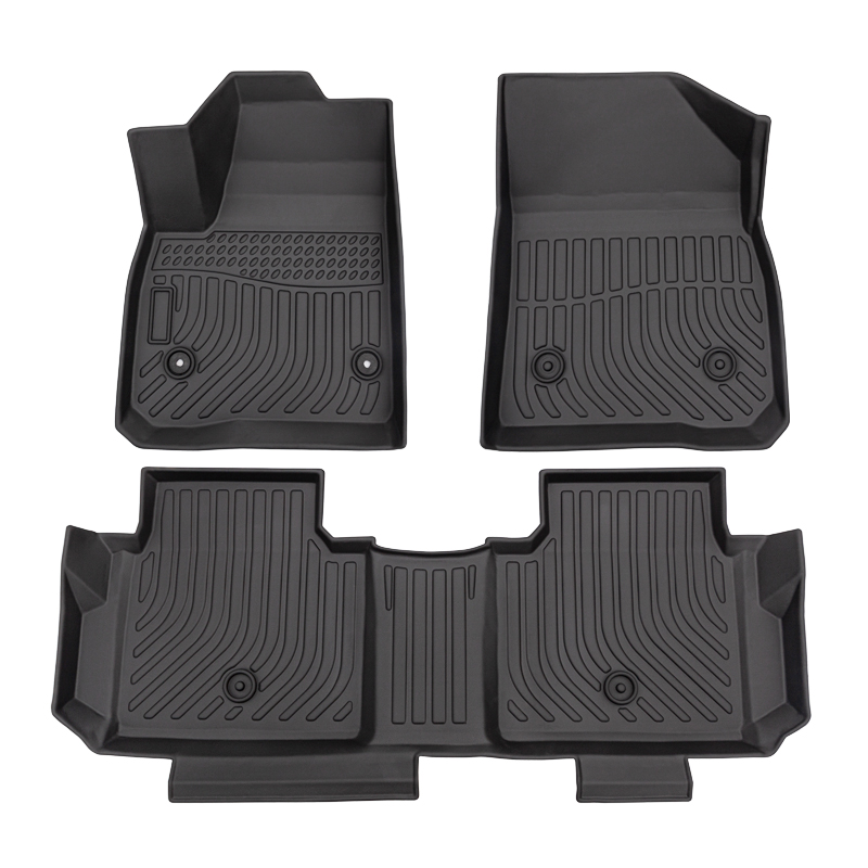 TPE all weather 3d tech design car floor liners mats for Cadillac XT5 cargo liner trunk mat