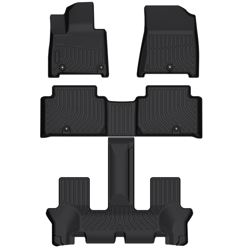 Car Accessories 2023 Car Mats 4 pieces 3D TPE Deep Dish Heavy Duty Rubber Car Floor Mats for Hyundai Santa Fe 2.5t MX5 Car mats