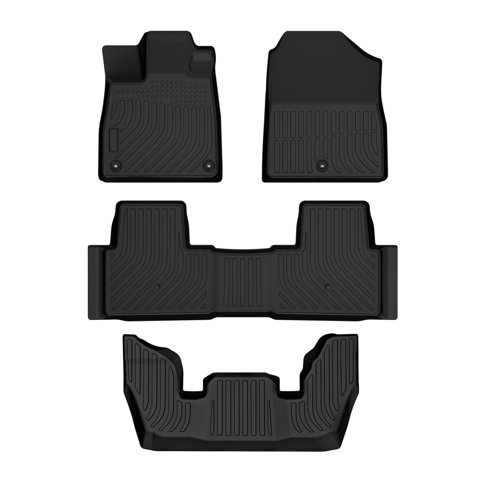 Factory Wholesale Custom High Quality 3D TPE Car Floor Mats Car Carpet Liner For Honda Pilot 2023