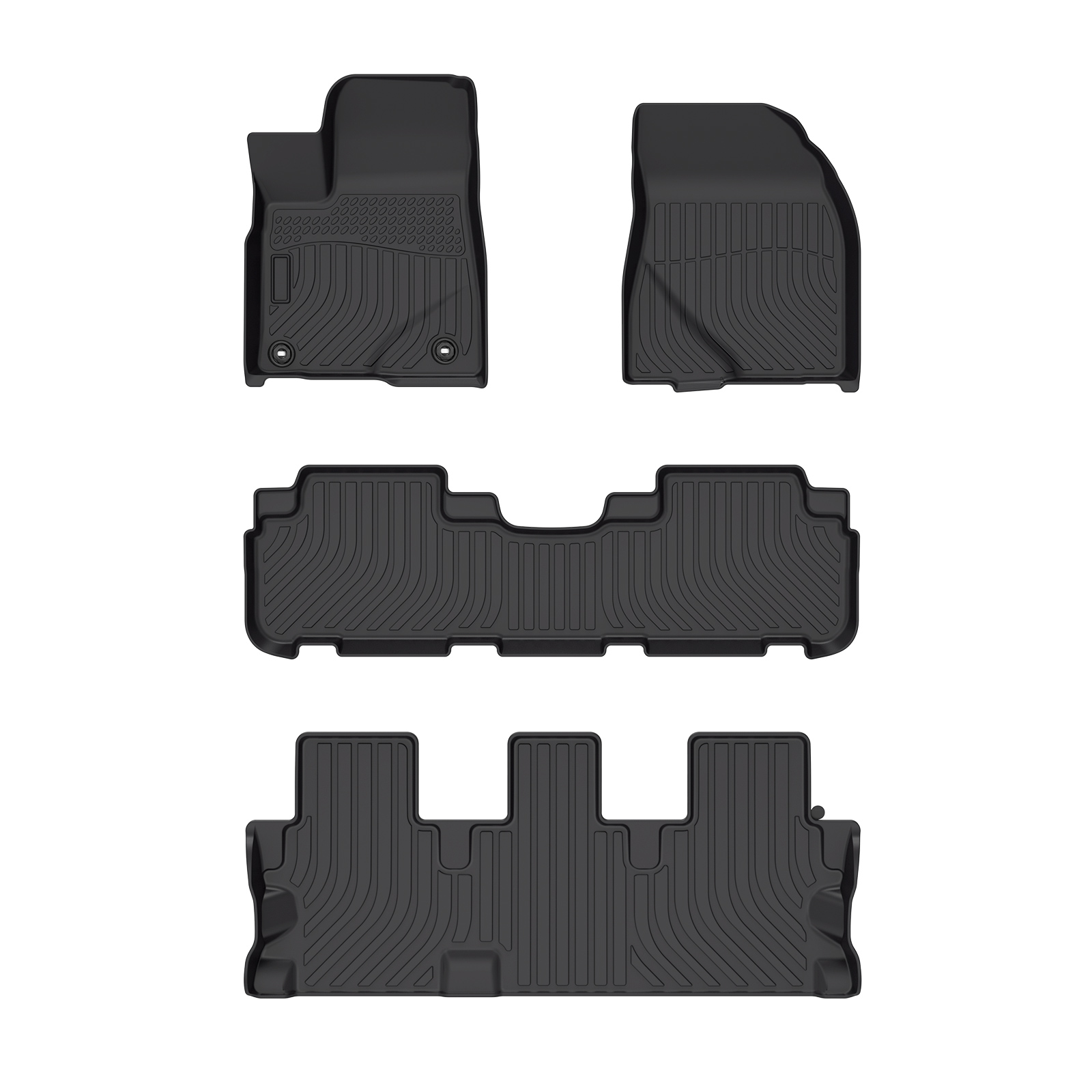 CAT All Weather Floor Mats + Trunk Liner Combo – Deep Dish Protection For Cars, Trucks, SUVs
